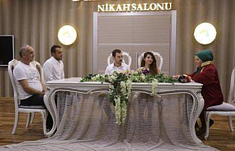 Düzce'de nikah dairesinde 