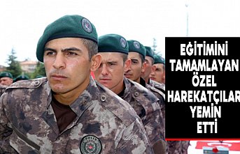 Eğitimini tamamlayan özel harekatçılar yemin etti