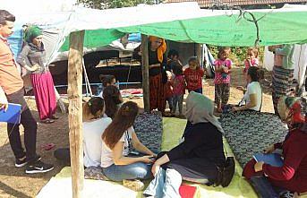 Fındık bahçelerinden okul sırasına