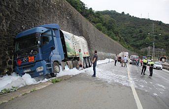 Giresun'daki LPG tankeri kazası