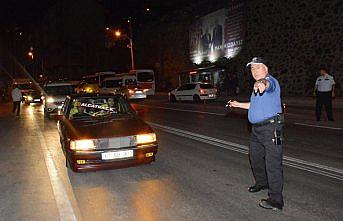 Gümüşhane'de trafik ve asayiş denetimi