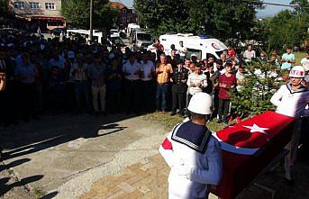 Kalp krizi geçiren askerin cenazesi defnedildi