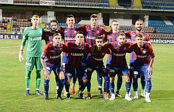 Kardemir Karabükspor, altyapı oyuncularıyla sahaya çıktı