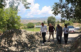 Kaymakam Pişkin selden etkilenen köyü ziyaret etti