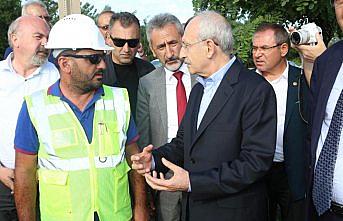 Kılıçdaroğlu, Ordu'daki sel bölgesini inceledi