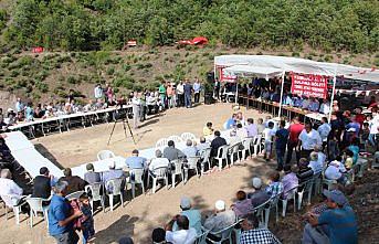 Kumluca Köyü Sulama Göleti'nin temeli atıldı