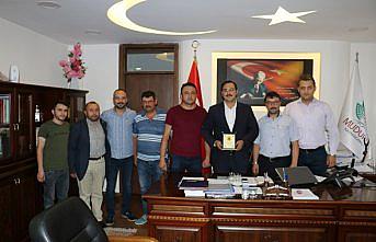 Mudurnu Kaymakamı'na teşekkür ziyareti