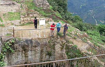 Ordu Kurul Kalesi'nde yürütülen kazı çalışması