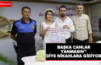 Polisler "başka canlar yanmasın" diye nikahlara gidiyor