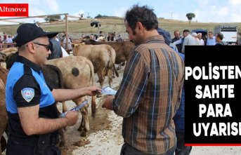 Polisten sahte para uyarısı