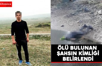Şahsın kimliği belirlendi
