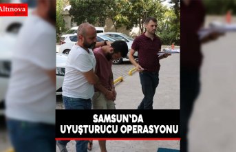 Samsun'da uyuşturucu operasyonu