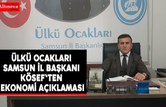 Ülkü Ocakları Samsun İl Başkanı Kösef`ten ekonomi açıklaması