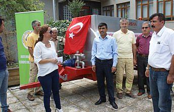 Vezirköprü'deki orman köylerine yangına müdahale tankeri verildi