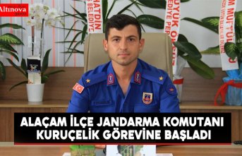Alaçam İlçe Jandarma Komutanı Kuruçelik görevine başladı