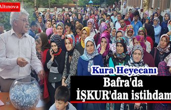 Bafra'da İŞKUR'dan istihdam