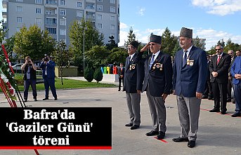Bafra'da 'Gaziler Günü' töreni
