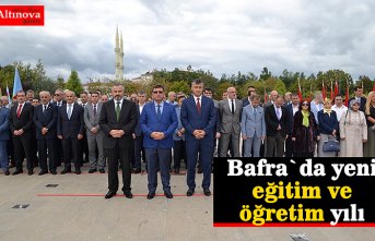 Bafra`da yeni eğitim ve öğretim yılı
