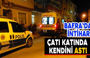 Bafra`da yaşlı kadın intihar etti