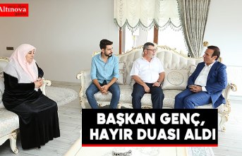 Başkan Genç, hayır duası aldı