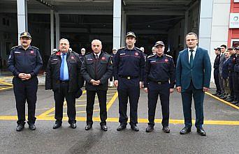 Başkan Tekintaş'tan itfaiyeye ziyaret