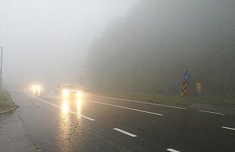 Bolu Dağı'nda sis