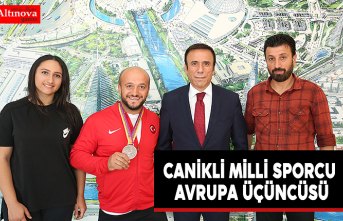 Canikli milli sporcu Avrupa üçüncüsü