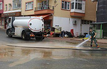 Giresun'daki sağanak yağış