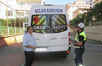 Görele'de okul servis araçları denetlendi