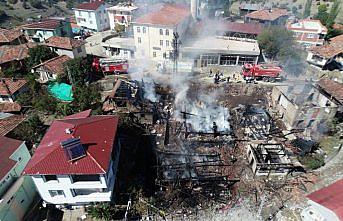 GÜNCELLEME - Samsun'da köyde yangın