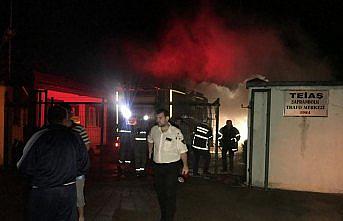 Karabük'te trafo merkezinde yangın