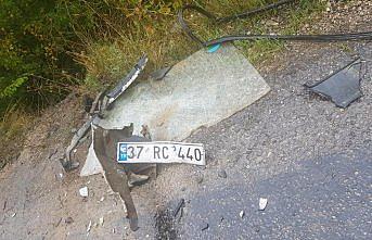 Kastamonu'da trafik kazası: 2 yaralı
