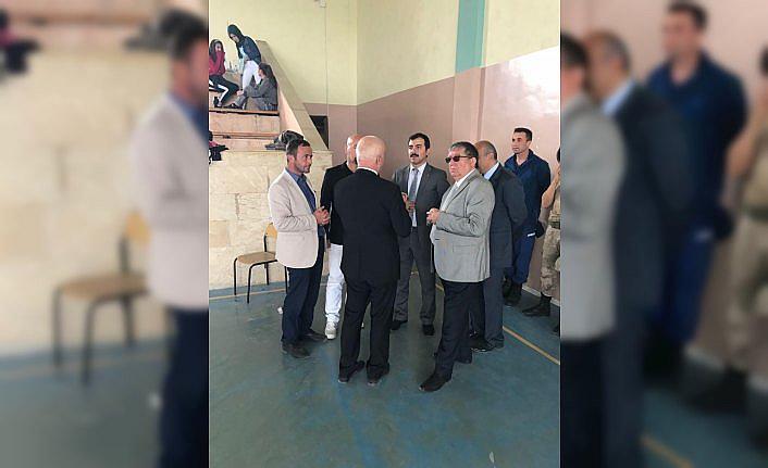 Kaymakam Koşal okul inşaatını inceledi