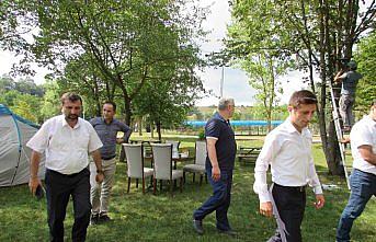 Kaymakam Onay'dan, Güven Göleti'ne ziyaret