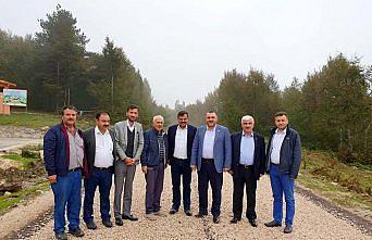 Milletvekili Çilez, asfalt çalışmalarını inceledi