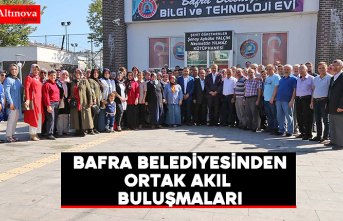 ORTAK AKIL BULUŞMALARI KAPSAMINDA GİYİM SEKTÖRÜ ÜYELERİYLE BİR ARAYA GELİNDİ
