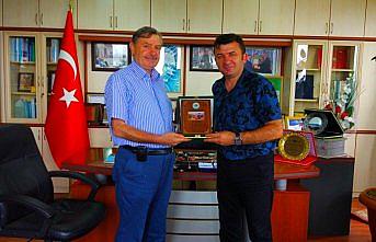 Rize Ziraat Odasından teşekkür plaketi