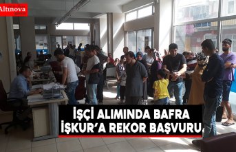 Sağlık Bakanlığı İşçi Alımında Bafra İŞKUR’a rekor başvuru