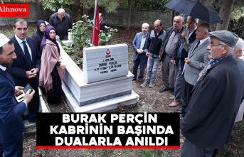 ŞEHİT J.UZM.ONB BURAK PERÇİN KABRİNİN BAŞINDA DUALARLA ANILDI
