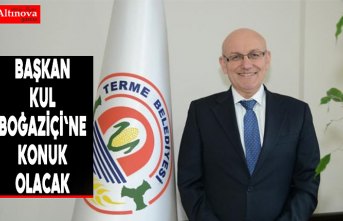 Terme Belediye Başkanı Kul, Boğaziçi'ne konuk olacak