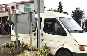Ünye'de minibüsle otobüs çarpıştı: 1 yaralı