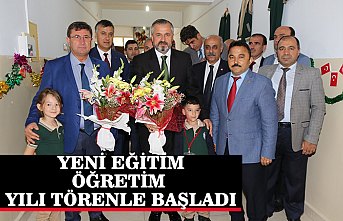 YENİ EĞİTİM-ÖĞRETİM YILI TÖRENLE BAŞLADI