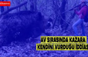 Av sırasında kazara kendini vurduğu iddiası