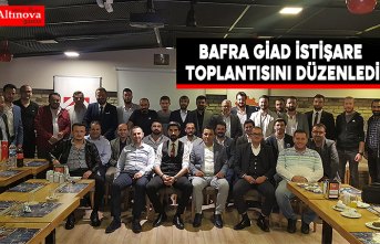 Bafra GİAD istişare toplantısını düzenledi