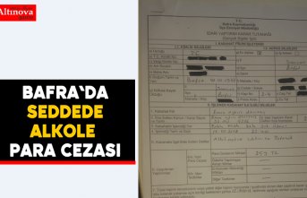 Bafra Kızılırmak seddesinde alkol alanlara ceza yağdı
