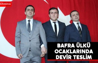 Bafra Ülkü Ocaklarında devir teslim 