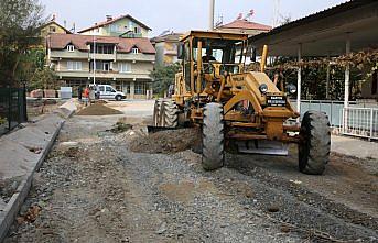 Bartın'da yol iyileştirme çalışmaları sürüyor