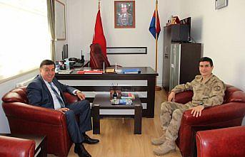 Başkan İkiz'den İlçe Jandarma Komutanına ziyaret
