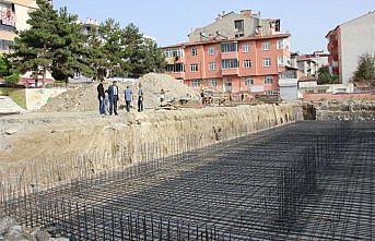 Havza’da yıkılan okul binası yeniden yapılıyor