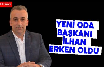 İlhan Erken oda başkanı oldu
